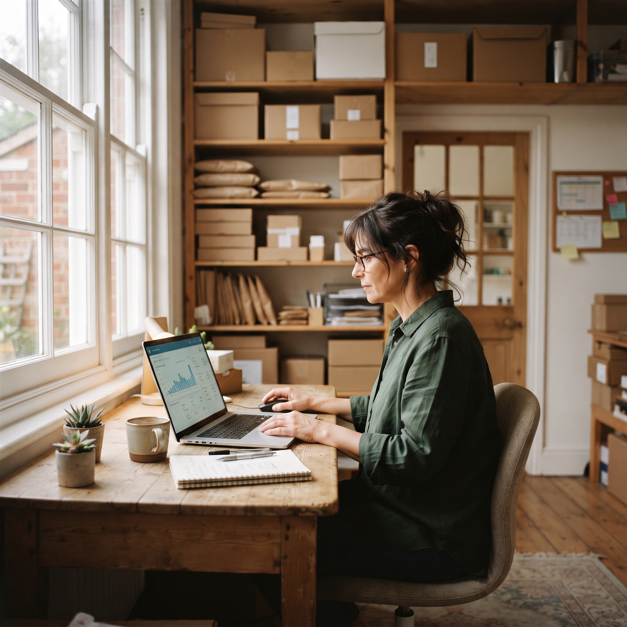 Store owner consolidating retail systems from a tidy back office