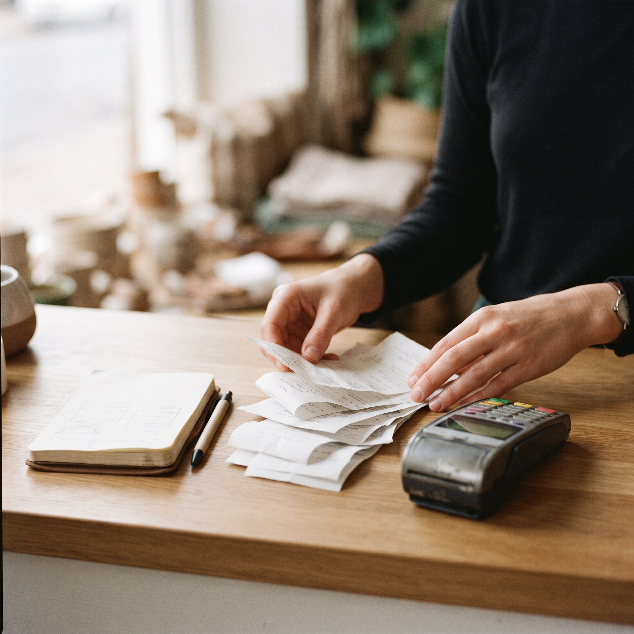 Merchant gathering receipts and transaction records, the evidence that wins chargebacks