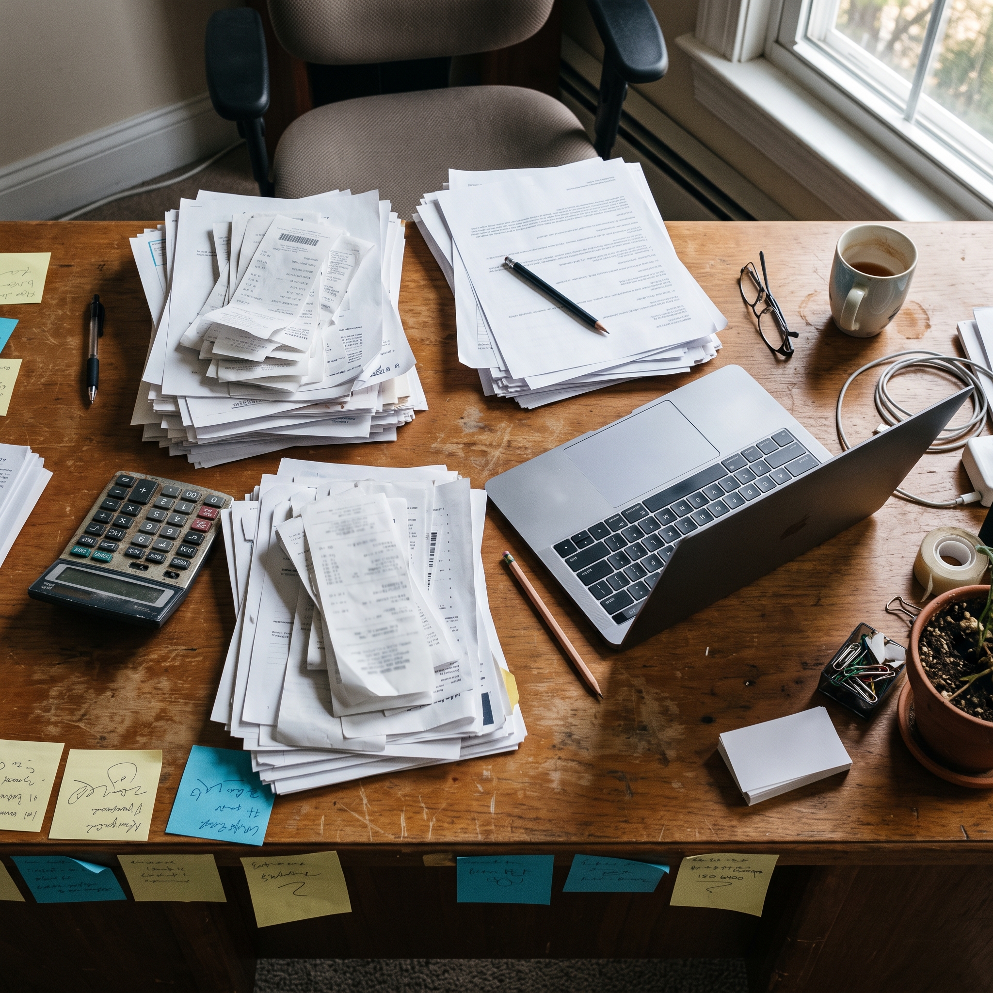 Two stacks of printed sales records that no longer match, the quiet failure of spreadsheet reporting