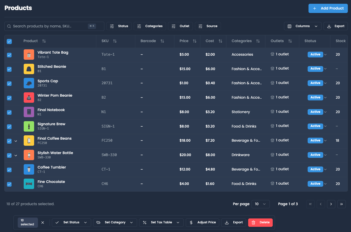 Bulk Editor UI