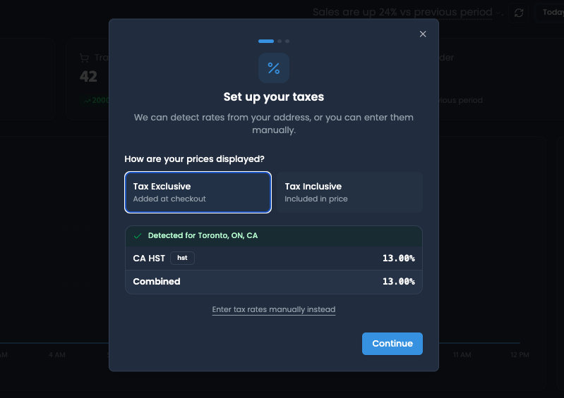 Taxes UI