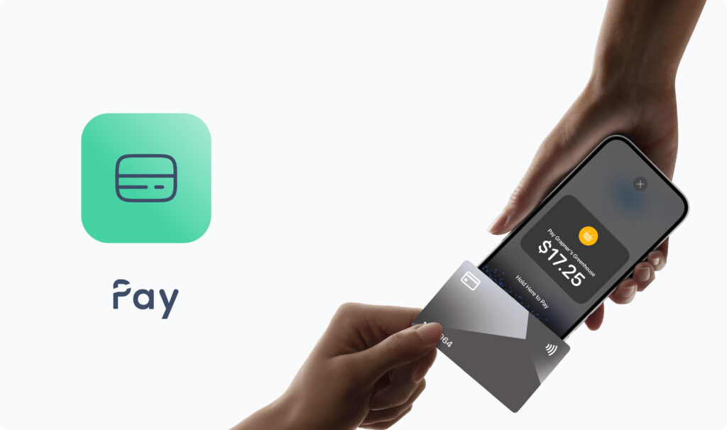 The POS Software Tool Pay plus two hands using Final Pay on their phone