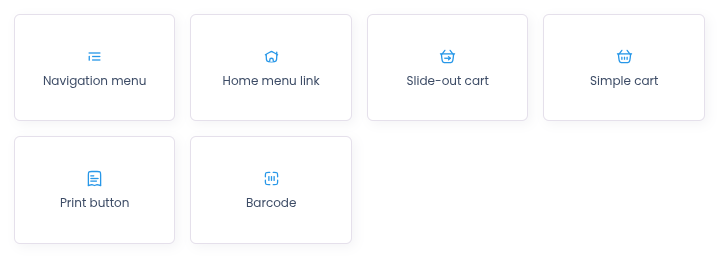 Blog articles showcasing various POS Builder elements and customization options
