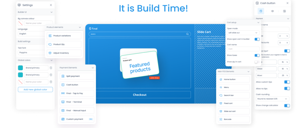 White-label POS in final builder