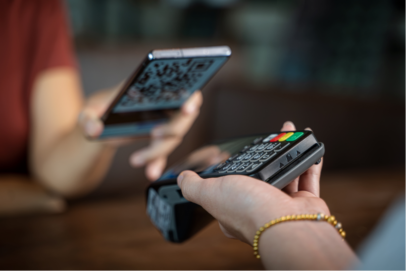 mobile pos payment qr